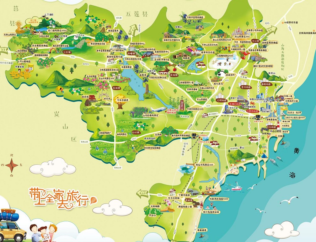 宝山景区使用手绘地图给景区能带来什么好处？